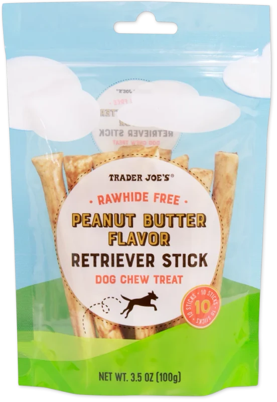 Peanut Butter Dog Chews 3.5 Oz Rawhide Free Soft Chewy Treat