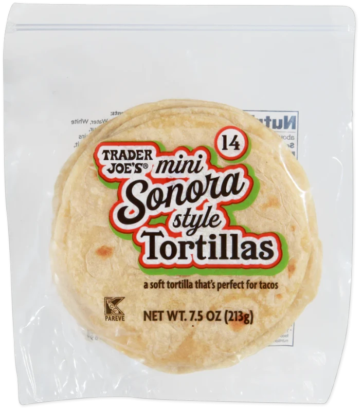 Mini Sonora Style Tortillas 7.5 Oz Soft Flour Taco Tortillas