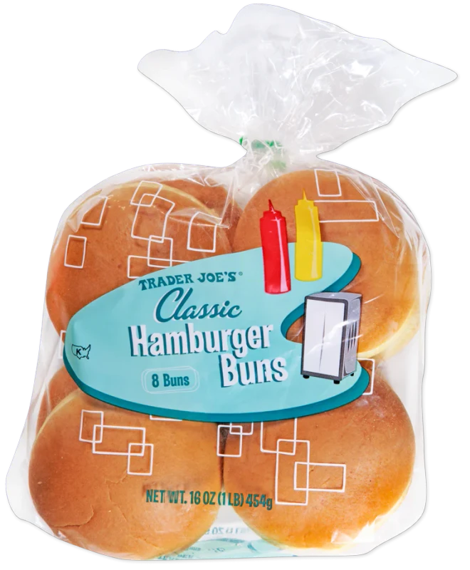Classic Hamburger Buns 16 Oz Soft Fluffy Burger Buns