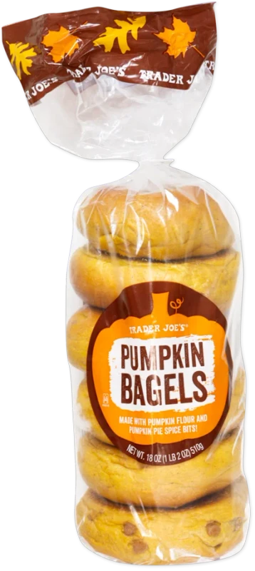 Pumpkin Bagels 18 Oz Soft Seasonal Spiced Bagels