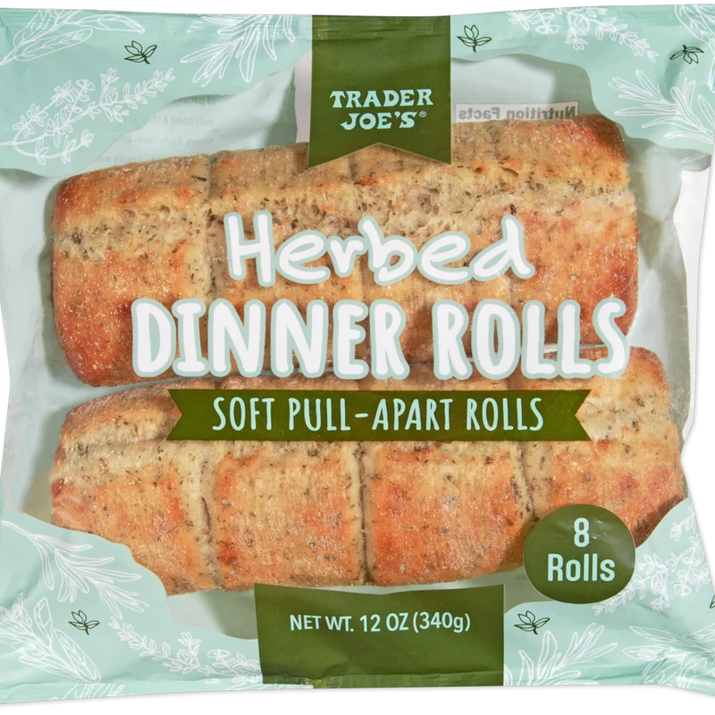 Herbed Dinner Rolls 12 Oz Soft Pull-Apart Holiday Rolls