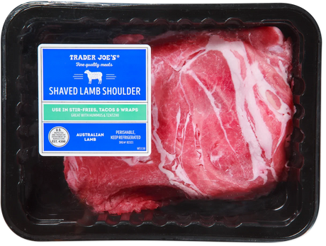 Shaved Lamb Shoulder 1 Lb Premium Australian Grass-Fed Lamb