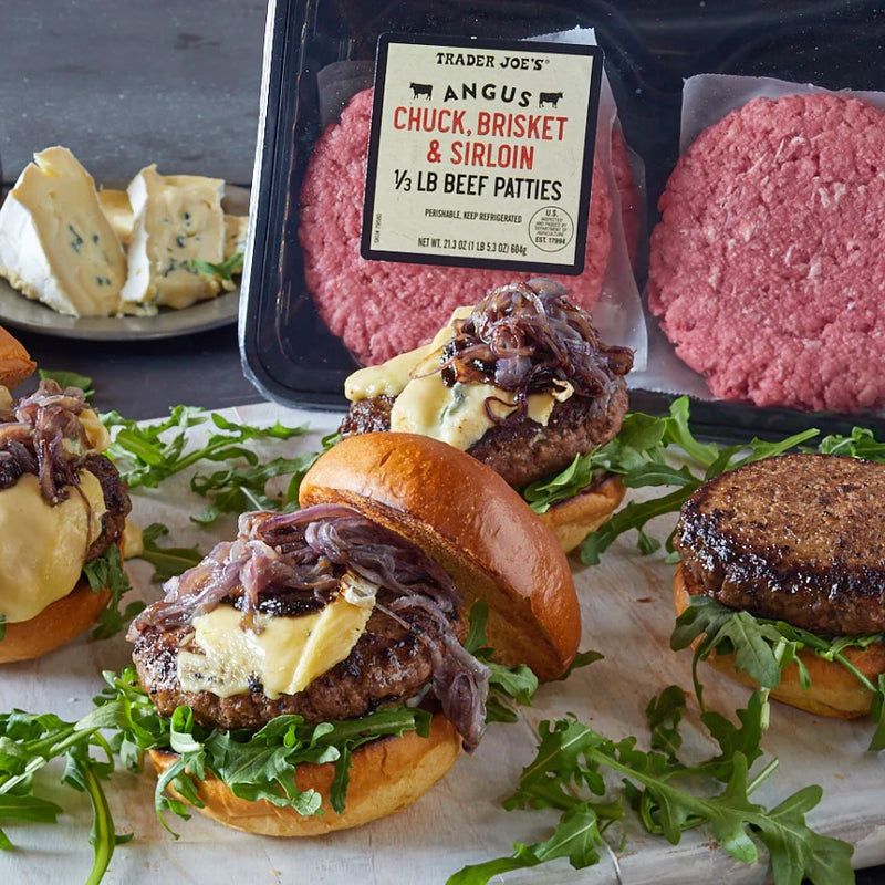Angus Chuck, Brisket & Sirloin Beef Patties 21.2 Oz Premium Blend
