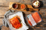 Premium Fresh Atlantic Salmon Fish Boneless Skinless Fillet 1 Lb