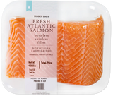 Premium Fresh Atlantic Salmon Fish Boneless Skinless Fillet 1 Lb