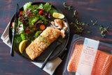Premium Fresh Atlantic Salmon Fish Boneless Skinless Fillet 1 Lb