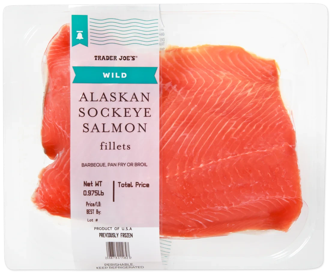 Wild Alaskan Sockeye Salmon Fillets 1 Lb Premium Fish