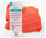 Wild Alaskan Sockeye Salmon Fillets 1 Lb Premium Fish