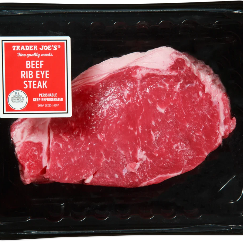 Beef Rib Eye Steak 1 Lb Premium Angus Cut