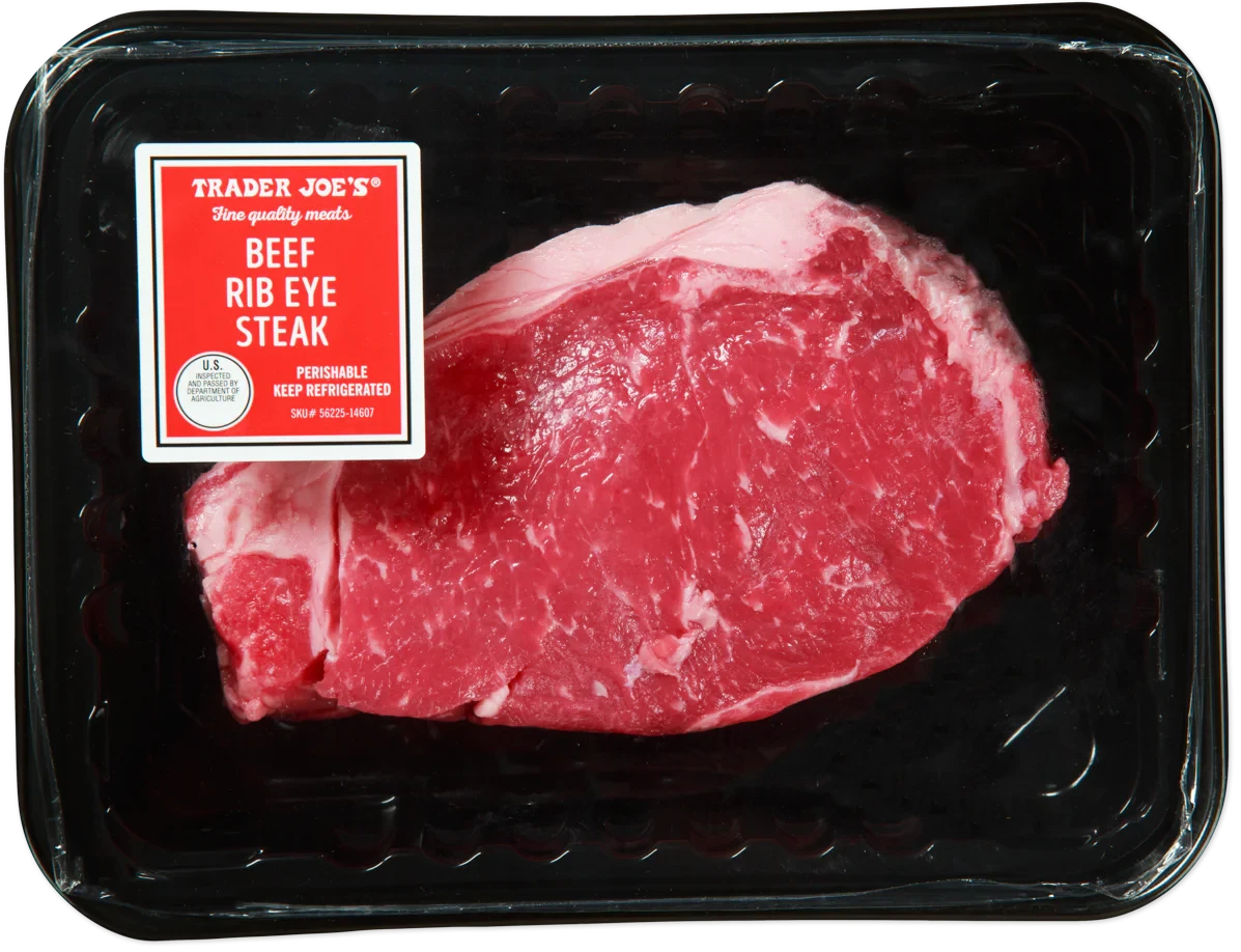 Beef Rib Eye Steak 1 Lb Premium Angus Cut