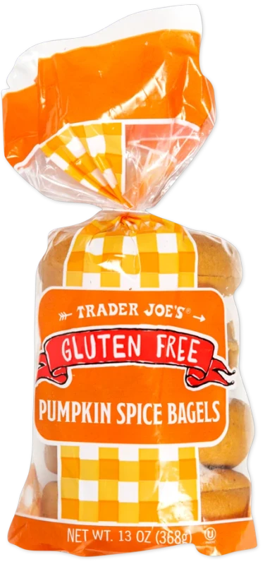 Gluten Free Pumpkin Spice Bagels 13 Oz Seasonal Spiced Bakery Bagels
