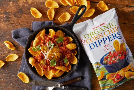 Organic Corn Chip Dippers – Scoop-Style Crunchy Corn Chips
