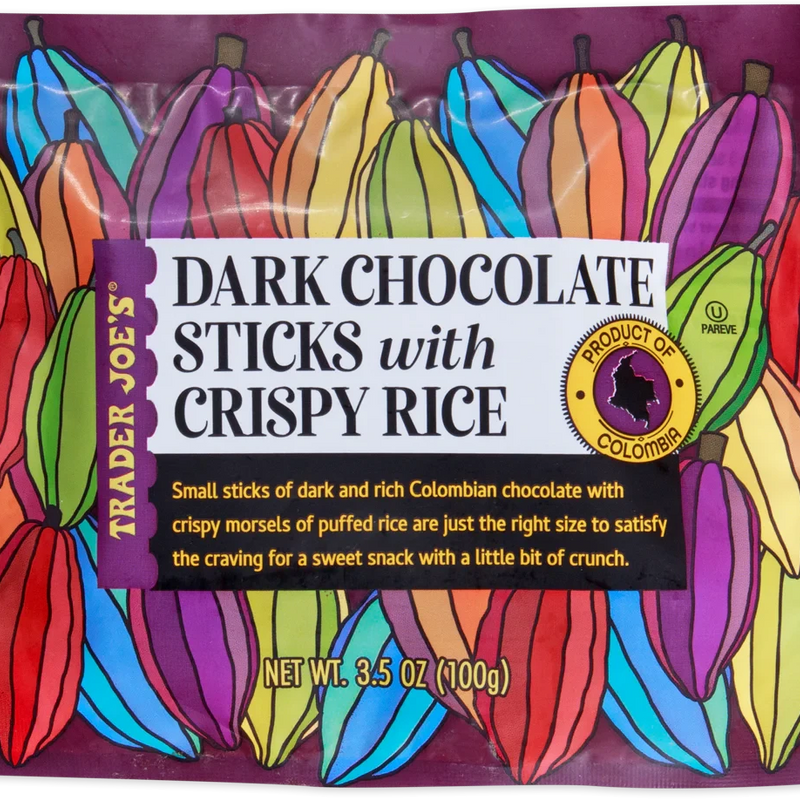 Dark Chocolate Sticks with Crispy Rice – Rich Colombian Chocolate Crunch