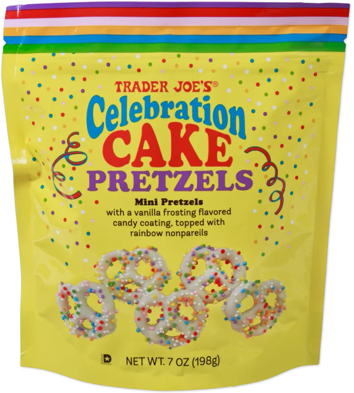 elebration Cake Pretzels – Sweet Candy-Coated Festive Snack