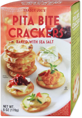 Pita Bite Crackers – Crunchy Sea Salted Mini Pita Chips