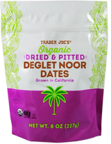 Organic Dried & Pitted Deglet Noor Dates – Mild, Chewy Natural Sweet Fruit