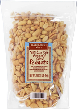 Less Salt Roasted & Salted Peanuts – Lightly Salted Crunchy Snack