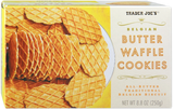 Belgian Butter Waffle Cookies – Crispy All-Butter European Wafer Cookies 8.8 Oz