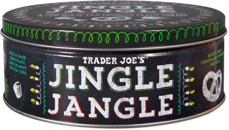 Jingle Jangle Holiday Chocolate Snack Tin Assortment 22.7 Oz