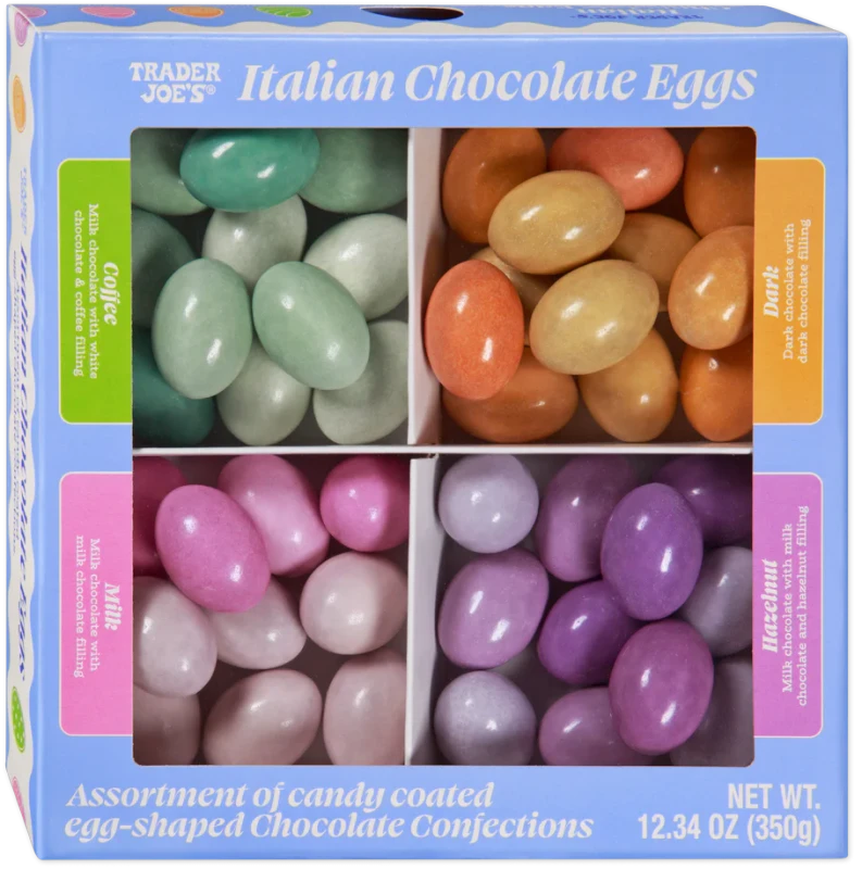 Italian Chocolate Eggs Easter Assorted Flavors Box 12.34 Oz