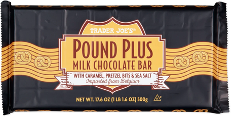 Milk Chocolate Caramel Pretzel Sea Salt Bar 17.6 Oz Gourmet Chocolate