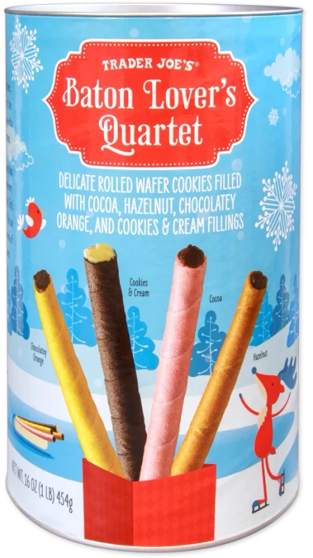 Baton Lovers Quartet Wafer Cookie Sticks Variety Pack 16 Oz