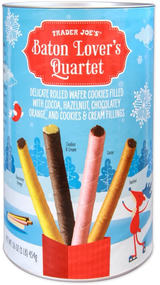 Baton Lovers Quartet Wafer Cookie Sticks Variety Pack 16 Oz
