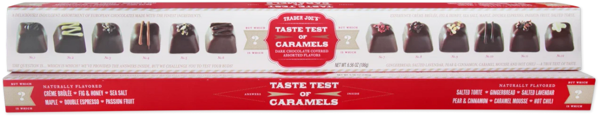 Chocolate Covered Caramel Assortment Gift Box Gourmet Candy 16 Oz