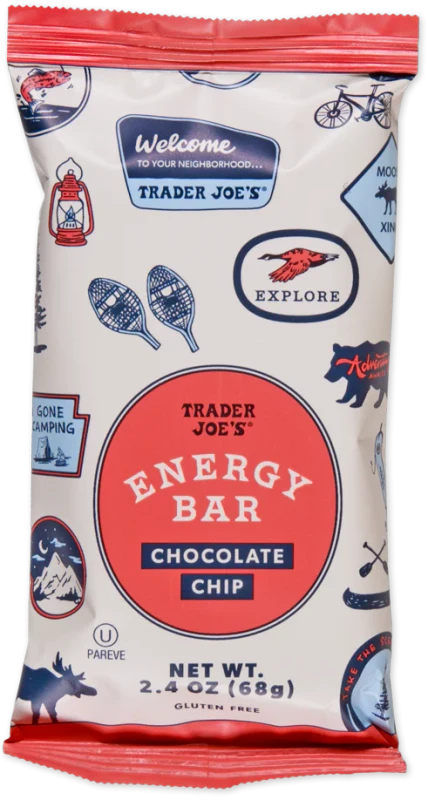 Chocolate Chip Energy Bar – Oat & Soy Protein Snack Bar
