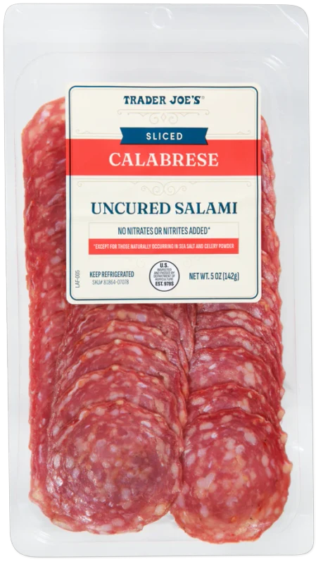 Sliced Calabrese Uncured Salami 5 Oz