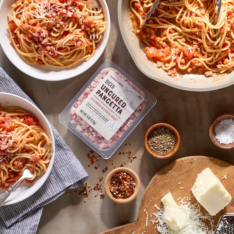 Diced Uncured Pancetta – 4 Oz Italian Pork Belly