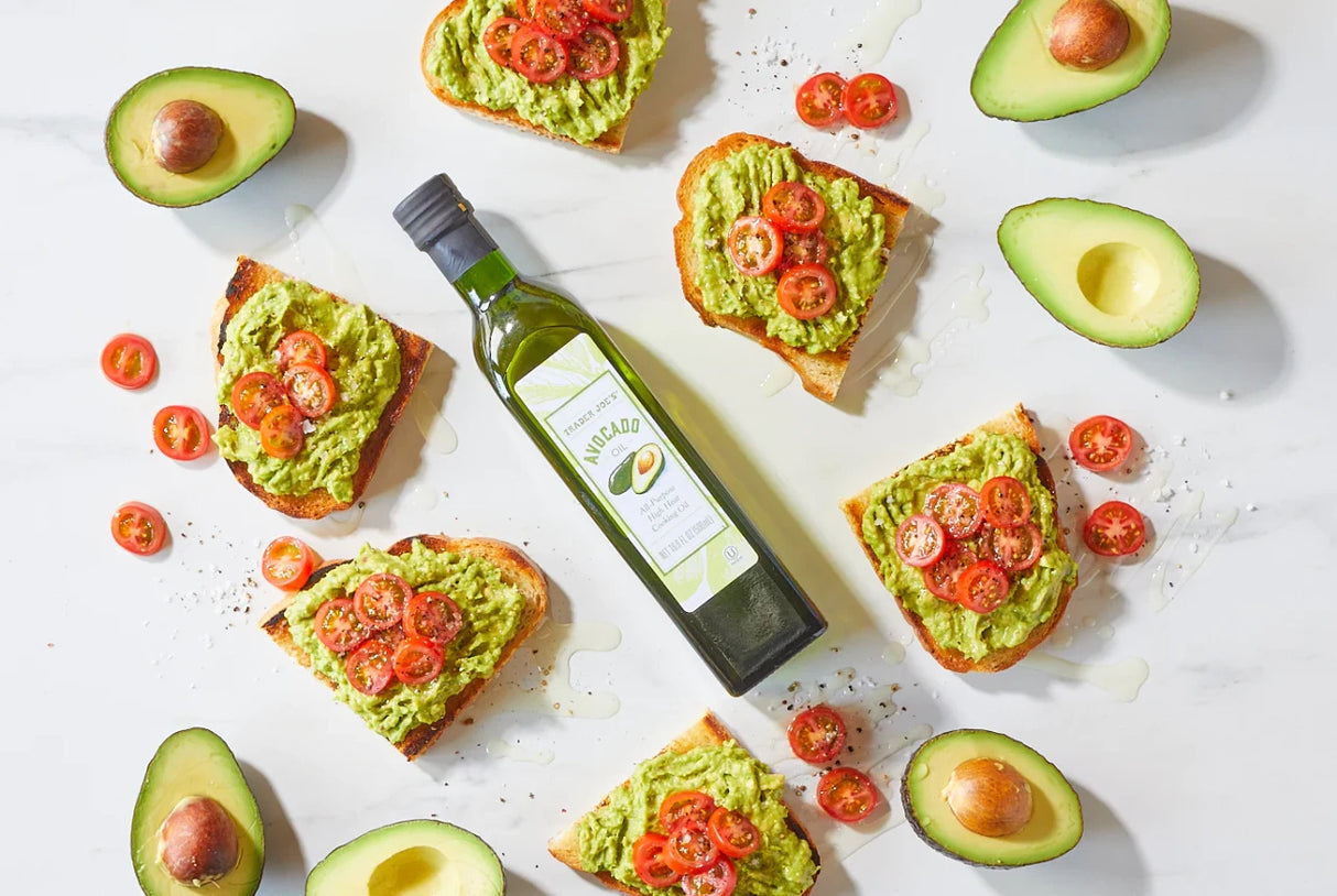 Avocado Oil 16.9 Fl Oz High Smoke Point Cooking Oil Smooth Buttery Flavor