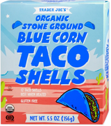 Trader Joe’s Organic Stone Ground Blue Corn Taco Shells – Crispy & Colorful