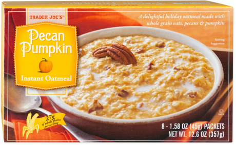 Pecan Pumpkin Oatmeal – Seasonal Spiced Instant Breakfast Bowl