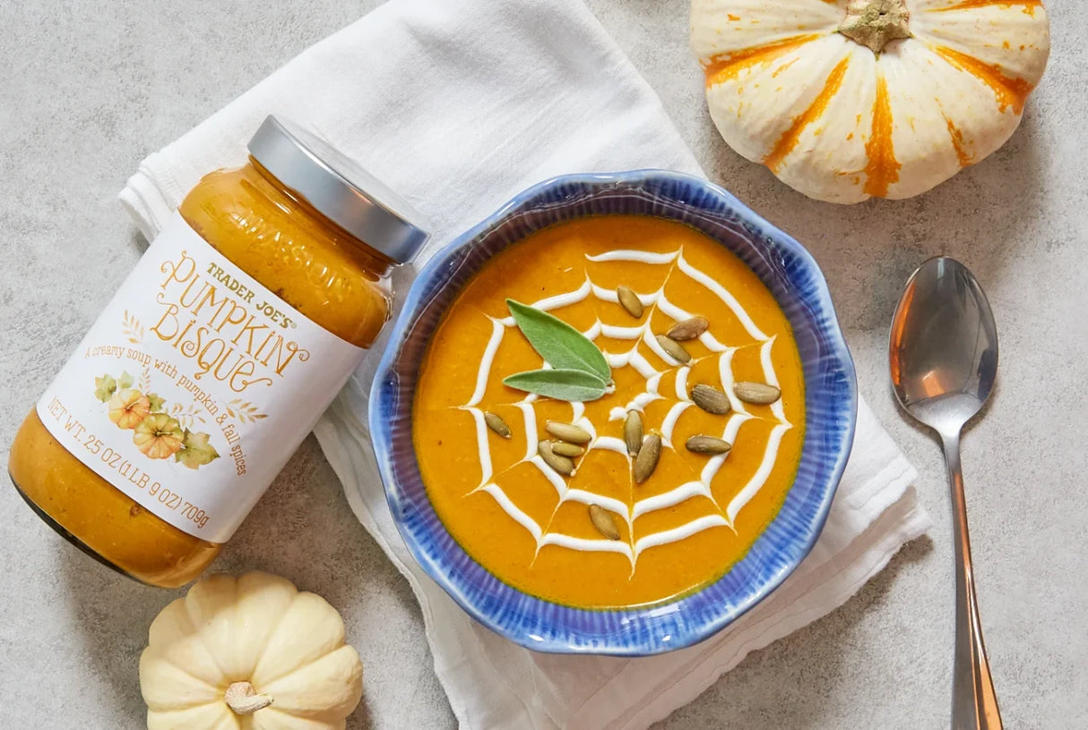 Pumpkin Bisque 25 Oz Trader Joe’s Creamy Rich Seasonal Soup