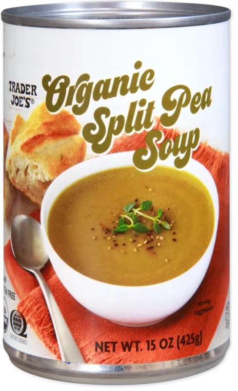 Trader Joe&rsquo;s Organic Split Pea Soup &ndash; Hearty Gluten-Free Vegan Soup