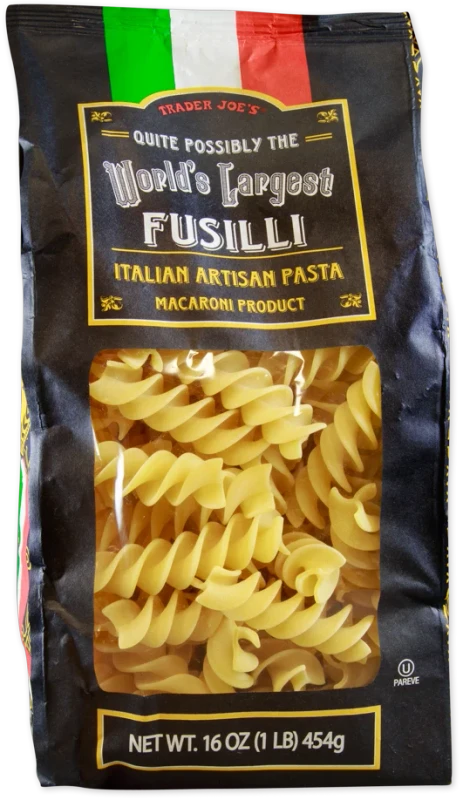 Trader Joe&rsquo;s Quite Possibly the World&rsquo;s Largest Fusilli &ndash; Giant Italian Pasta