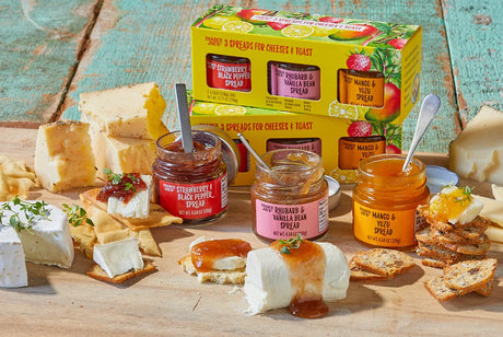 3 Spreads for Cheeses & Toast