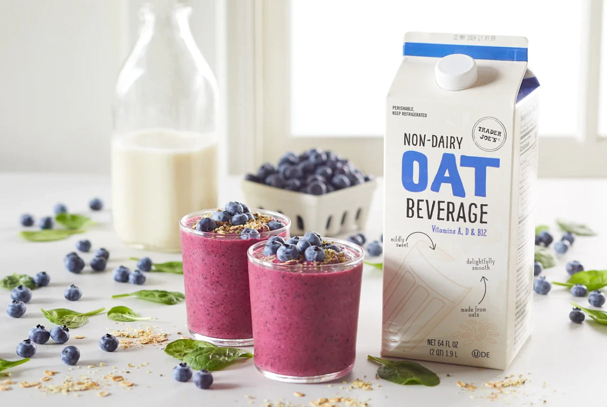 Non Dairy Oat Beverage Naturally Sweet Creamy Vegan Milk Alternative
