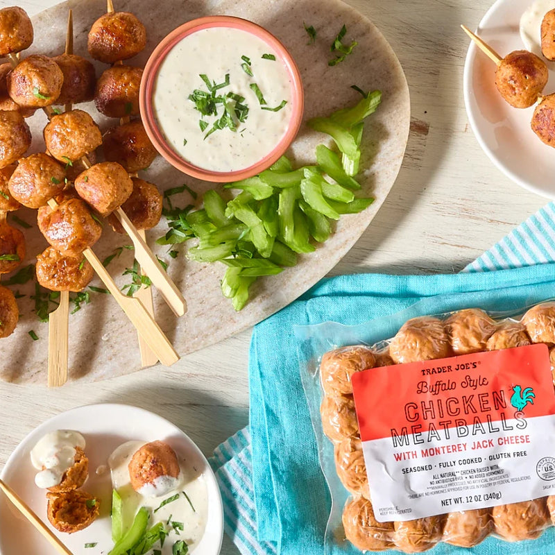 Buffalo Style Chicken Meatballs – Fully Cooked 12 Oz