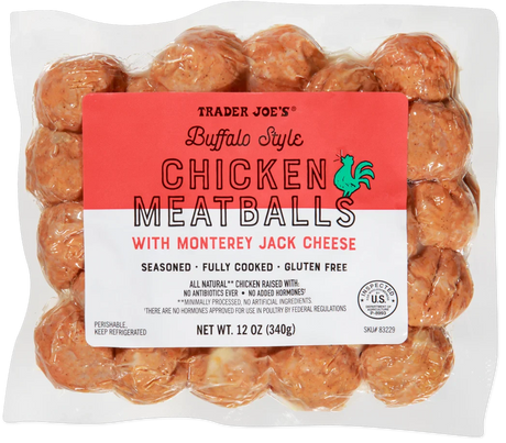 Buffalo Style Chicken Meatballs – Fully Cooked 12 Oz