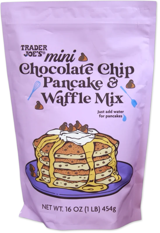 Mini Chocolate Chip Pancake & Waffle Mix 16 Oz Sweet Breakfast Treats