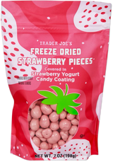 Freeze Dried Strawberry Pieces – Strawberry Yogurt Covered Crunchy Bites (7 oz)