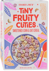 Tiny Fruity Cuties Cereal 16 Oz Trader Joe’s Colorful Flower Moon Shapes