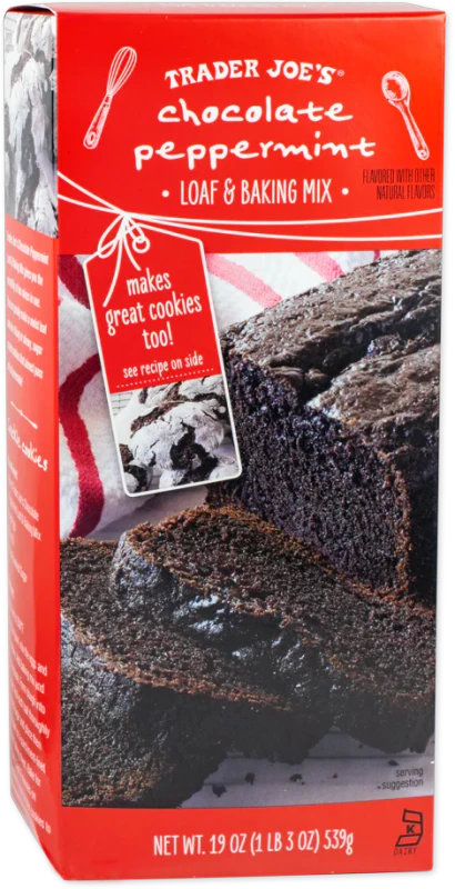 Brand Name Chocolate Peppermint Loaf & Baking Mix, 19 Oz Holiday Dessert Baking Mix