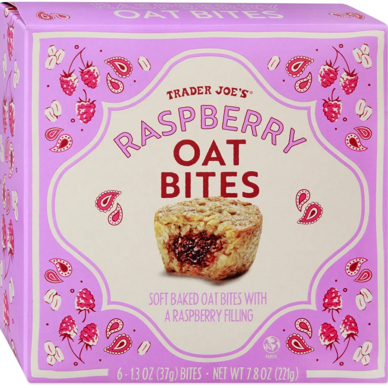 Raspberry Oat Bites 7.8 Oz – Healthy Snack with Whole Grains & Real Raspberry