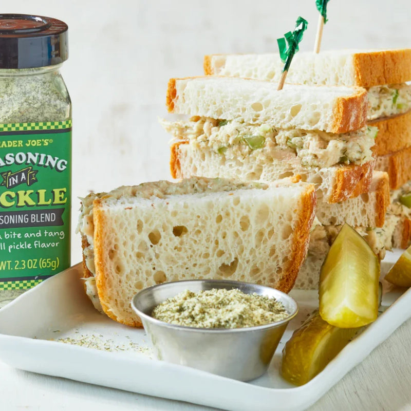 Trader Joe’s Seasoning In A Pickle Seasoning Blend – 2.3 Oz Tangy Garlic & Dill Spice Mix