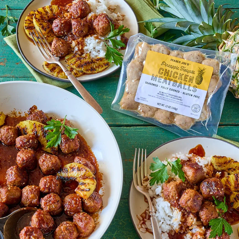 Pineapple Teriyaki Chicken Meatballs – Fully Cooked 12 Oz