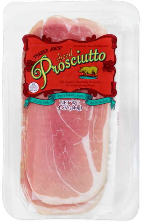 Sliced Prosciutto – 4 Oz Italian Dry-Cured Ham