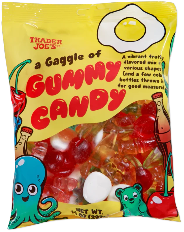 A Gaggle of Gummy Candy – Assorted Fruity Gummy Candies (14 oz)